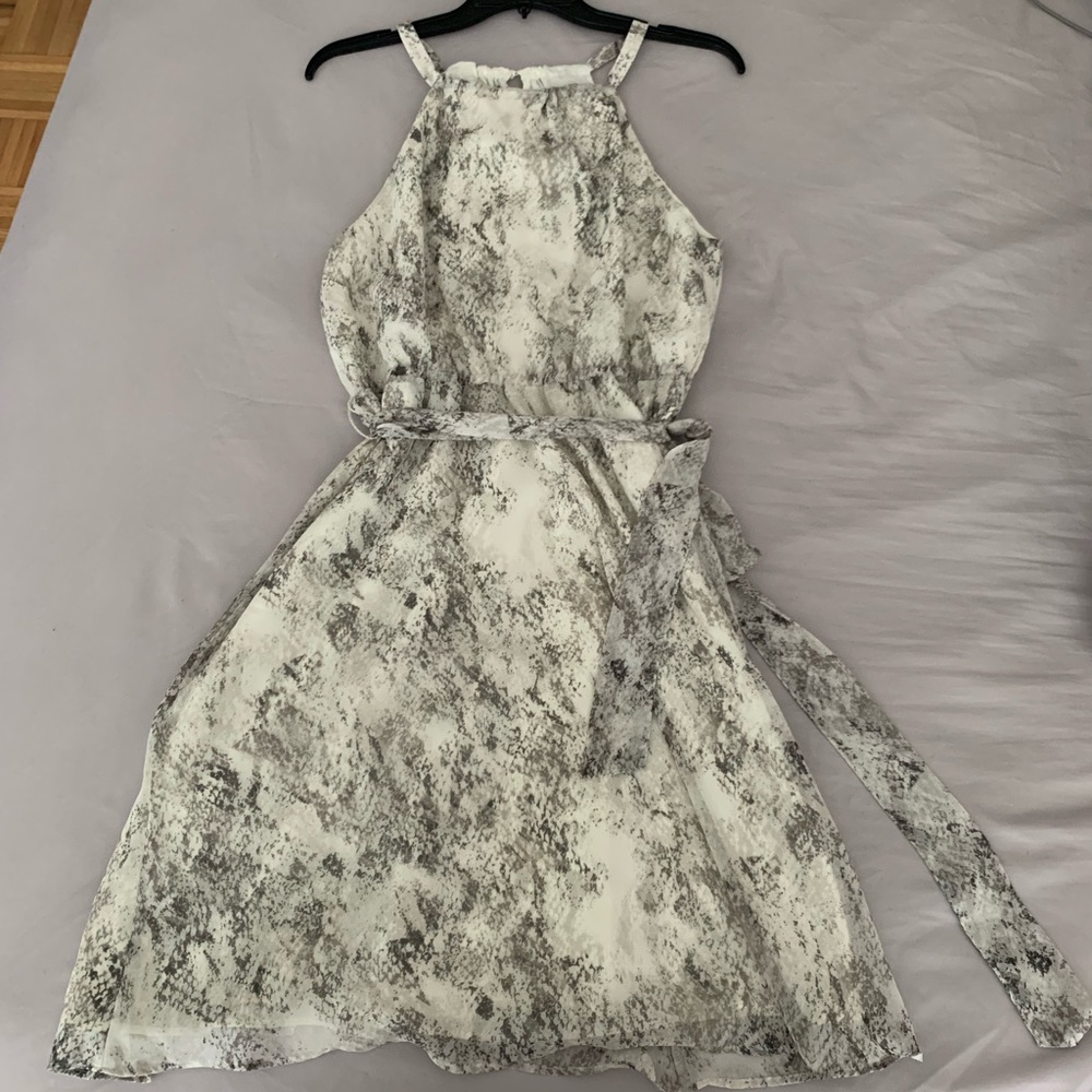 NWT Banana Republic Patterned halter dress size 4